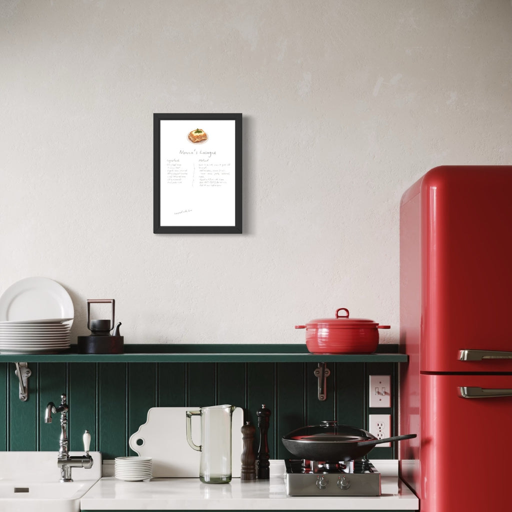 Heirloom Recipe Artwork Print