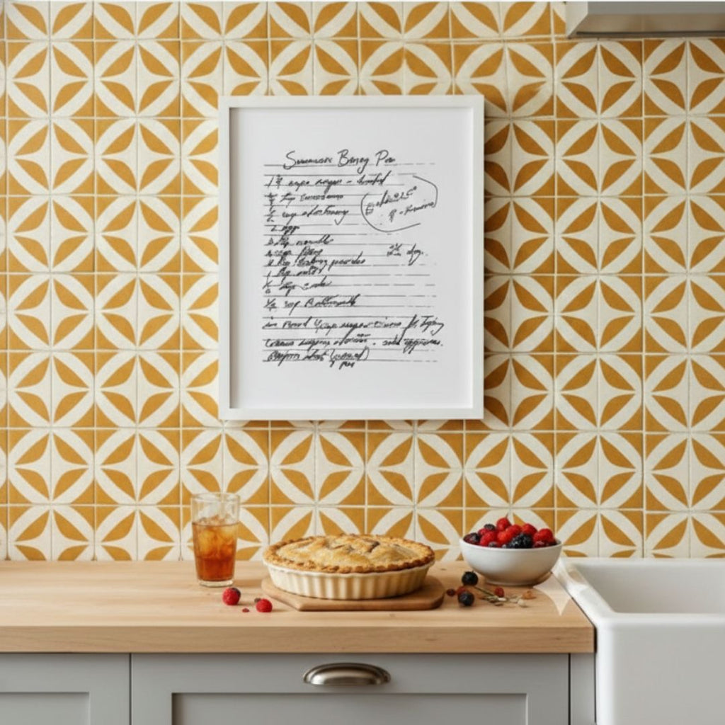 Personalised Handwriting Wall Art in Frame