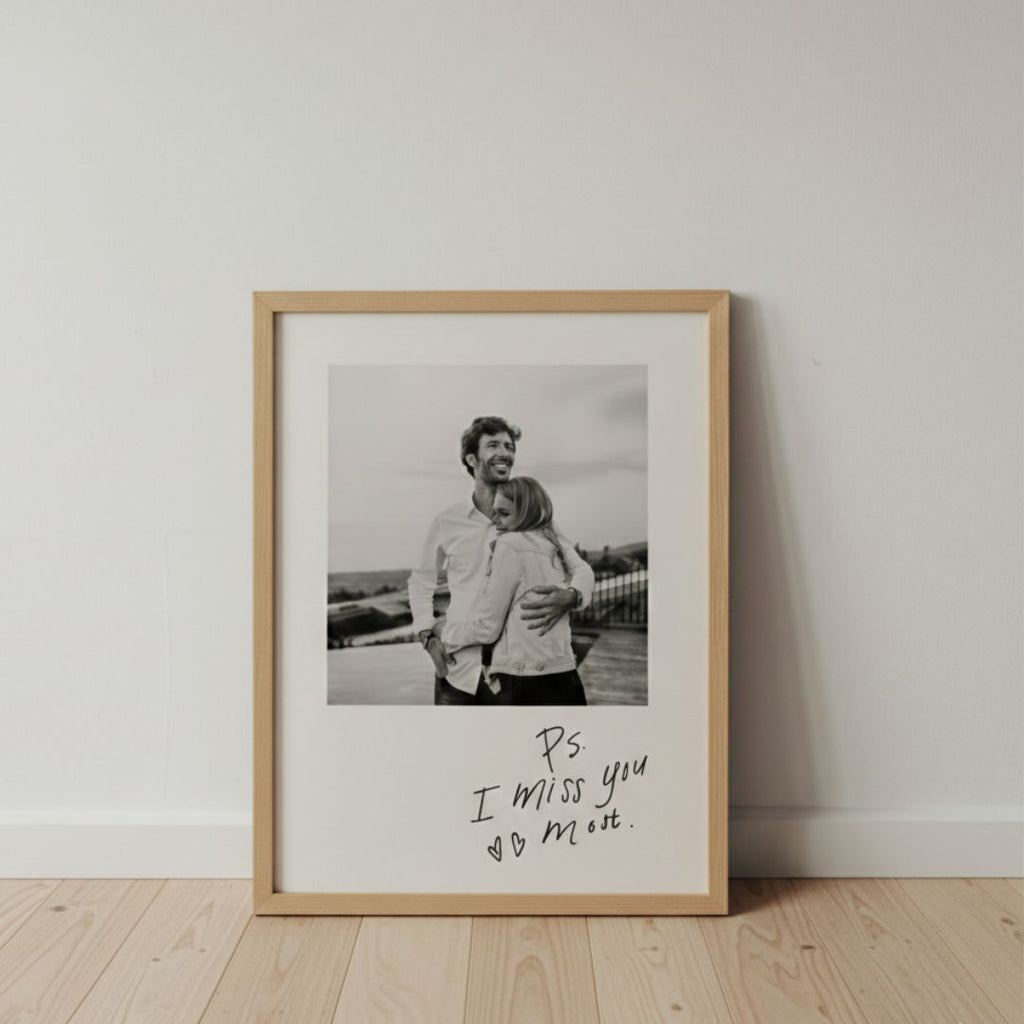 Personalised Handwriting Wall Art in Frame