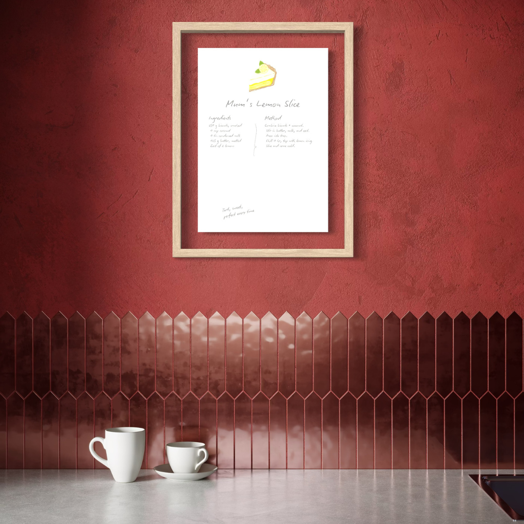 Heirloom Recipe Artwork Print
