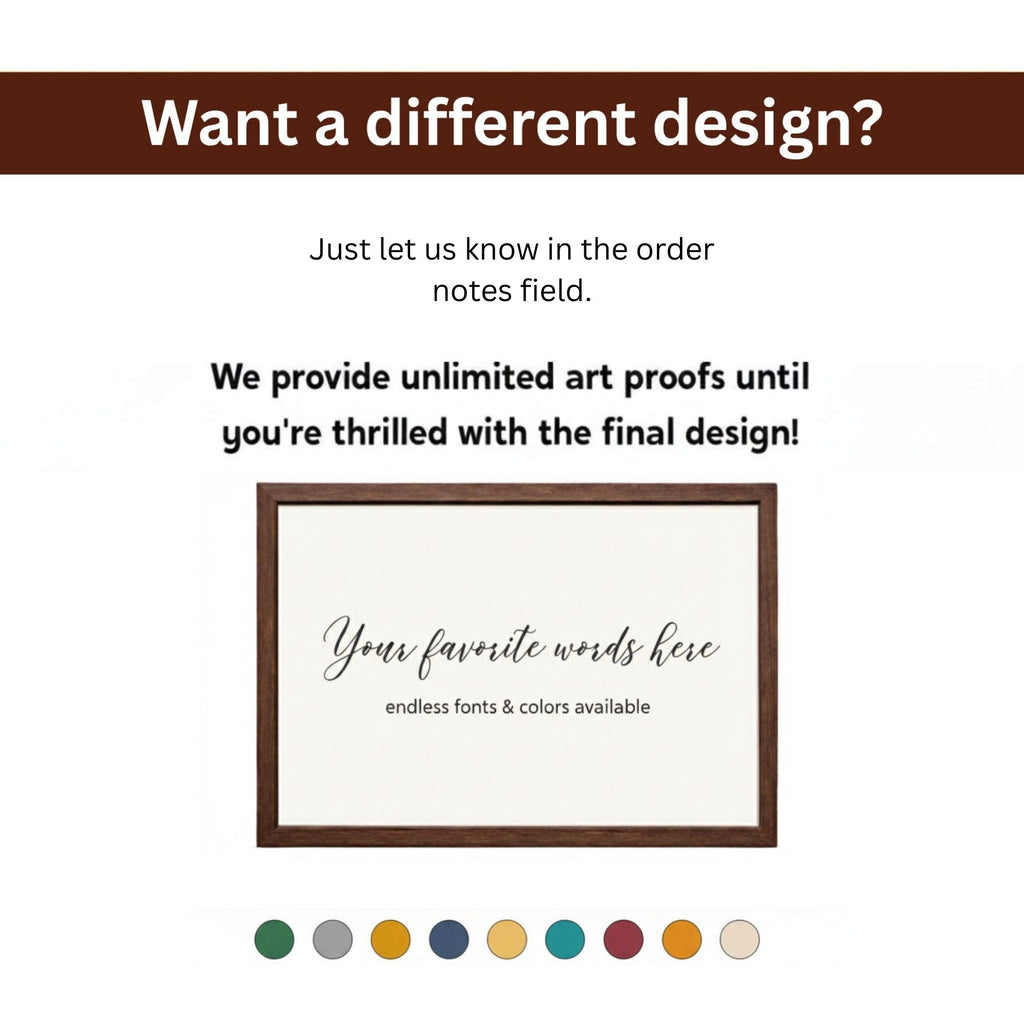 Personalised Handwriting Wall Art in Frame